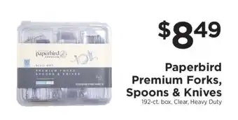 ShopRite Paperbird Premium Forks, Spoons & Knives offer