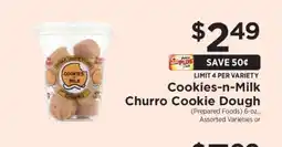 ShopRite Cookies-n-Milk Churro Cookie Dough offer