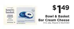 ShopRite Bowl & Basket Bar Cream Cheese offer