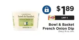 ShopRite Bowl & Basket French Onion Dip offer
