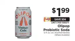 ShopRite Olipop probiotic soda offer