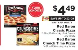 ShopRite Red Baron Pizza offer