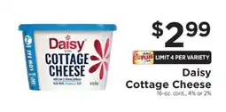 ShopRite Daisy Cottage Cheese offer