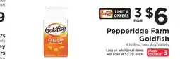 ShopRite Pepperidge Farm Goldfish offer