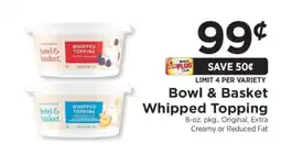 ShopRite Bowl & Basket Whipped Topping offer