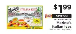 ShopRite Marino's Italian Ices offer