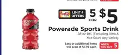 ShopRite Powerade Sports Drink offer