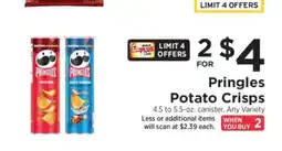ShopRite Pringles Potato Crisps offer