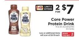 ShopRite Core Power Protein Drink offer