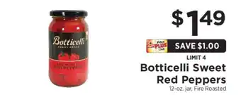 ShopRite Botticelli Sweet Red Peppers offer