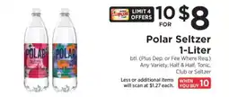 ShopRite Polar Seltzer 1-Liter offer