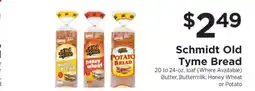 ShopRite Schmidt Old Tyme Bread offer