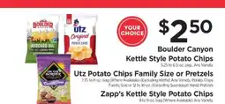 ShopRite Boulder Canyon Kettle Style Potato Chips offer