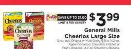 ShopRite General Mills Cheerios Large Size offer