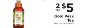 ShopRite Gold Peak Tea offer
