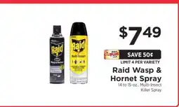 ShopRite Raid Wasp & Hornet Spray offer