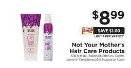 ShopRite Not Your Mother's Hair Care Products offer