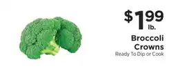 ShopRite Broccoli Crowns offer