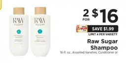 ShopRite Raw Sugar Shampoo offer