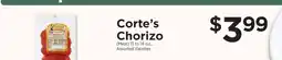 ShopRite Corte's Chorizo offer