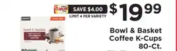 ShopRite Bowl & Basket Coffee K-Cups 80-Ct offer
