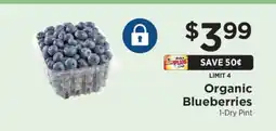 ShopRite Organic Blueberries offer