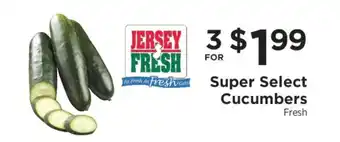 ShopRite Super Select Cucumbers offer