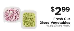 ShopRite Fresh Cut Diced Vegetables offer