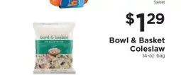 ShopRite Bowl & Basket Coleslaw offer