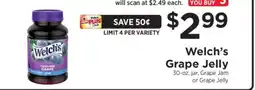 ShopRite Welch’s grape jelly offer
