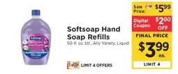 ShopRite Softsoap Hand Soap Refills offer