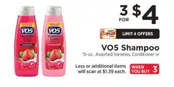 ShopRite VO5 Shampoo offer
