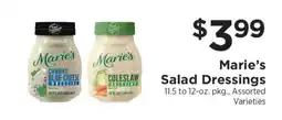 ShopRite MARIE'S SALAD DRESSINGS offer