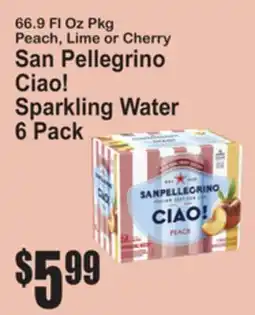 SuperFresh San Pellegrino Ciao! Sparkling Water offer