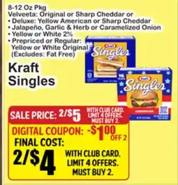 SuperFresh Kraft Singles offer
