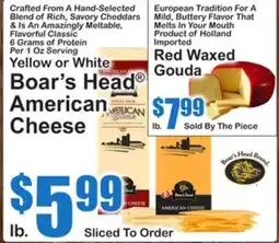 SuperFresh Boar's Head American Cheese offer