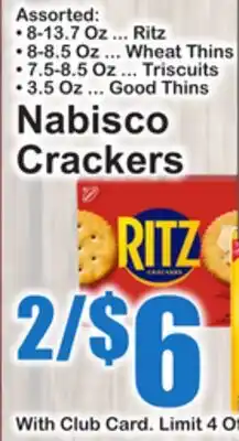 SuperFresh Nabisco Crackers offer