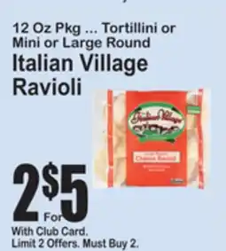 SuperFresh Italian Village Ravioli offer