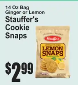 SuperFresh Stauffer's Cookie Snaps offer