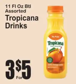 SuperFresh 11 Fl Oz Btl Assorted Tropicana Drinks offer