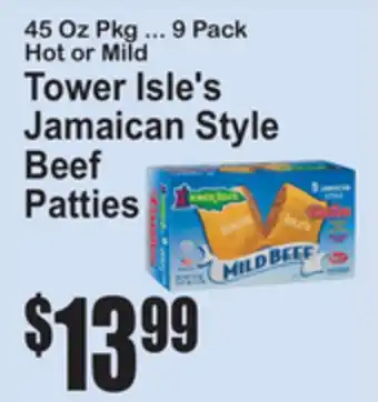 SuperFresh Tower Isle's Jamaican Style Beef Patties offer
