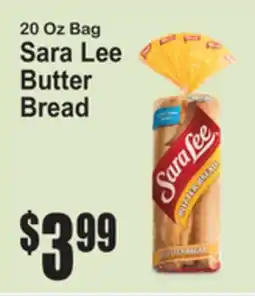 SuperFresh 20 Oz Bag Sara Lee Butter Bread offer