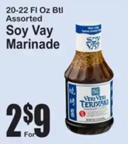 SuperFresh 20-22 Fl Oz Btl Assorted Soy Vay Marinade offer