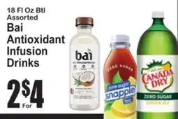 SuperFresh 18 Fl Oz Btl Assorted Bai Antioxidant Infusion Drinks offer