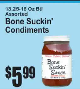 SuperFresh 13.25-16 Oz Btl Assorted Bone Suckin' Condiments offer