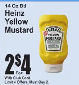 SuperFresh Heinz Yellow Mustard offer