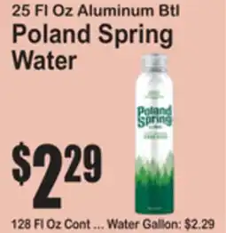 SuperFresh Poland Spring Water offer