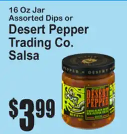 SuperFresh 16 Oz Jar Assorted Dips or Desert Pepper Trading Co. Salsa offer