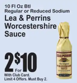 SuperFresh Lea & Perrins Worcestershire Sauce offer