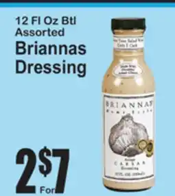 SuperFresh 12 Fl Oz Btl Assorted Briannas Dressing offer